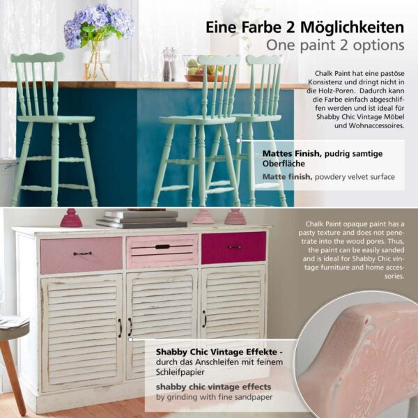 Viva Decor Chalky Kreidefarbe deckend 250 ml - Franken Group