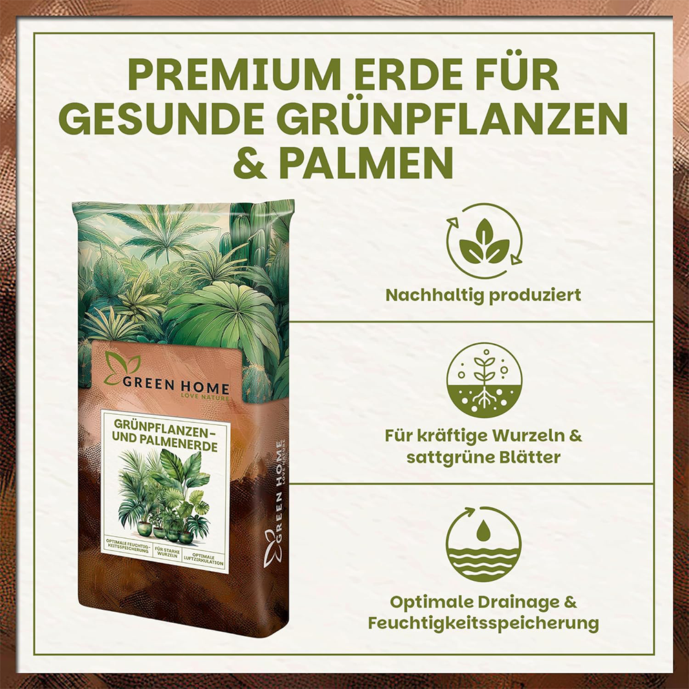 Green Home Grünpflanzen- & Palmenerde | Franken Group