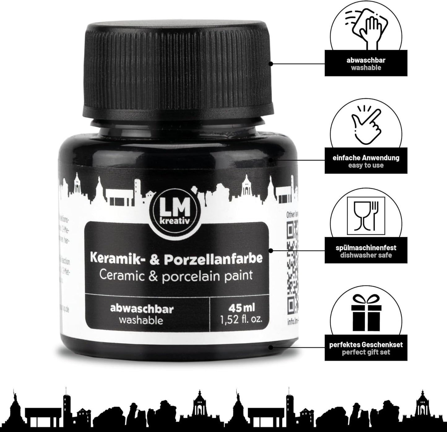 LM Kreativ Keramik- & Porzellanfarbe 45 ml - Franken Group