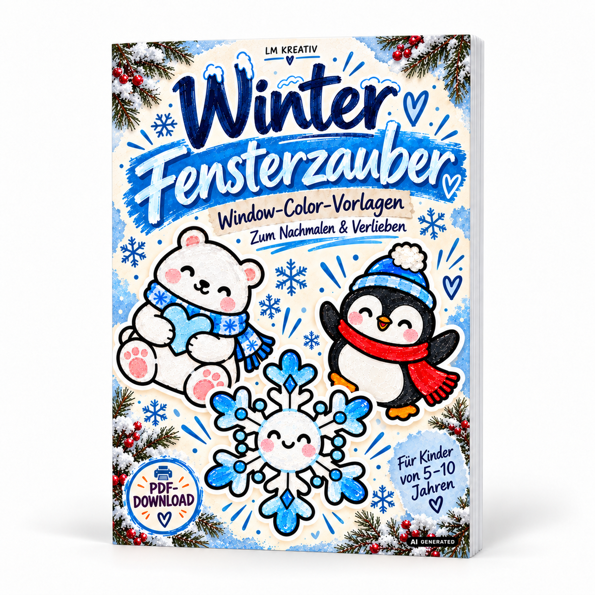 LM Kreativ PDF Window Color Vorlagen – Winter Special Vol. 1