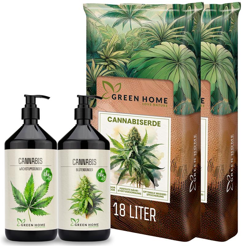 Green Home Cannabis Grow Erde Set
