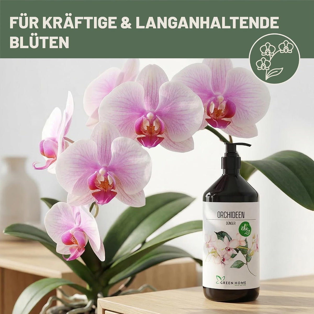 Green Home Dünger Orchideen 1 Liter