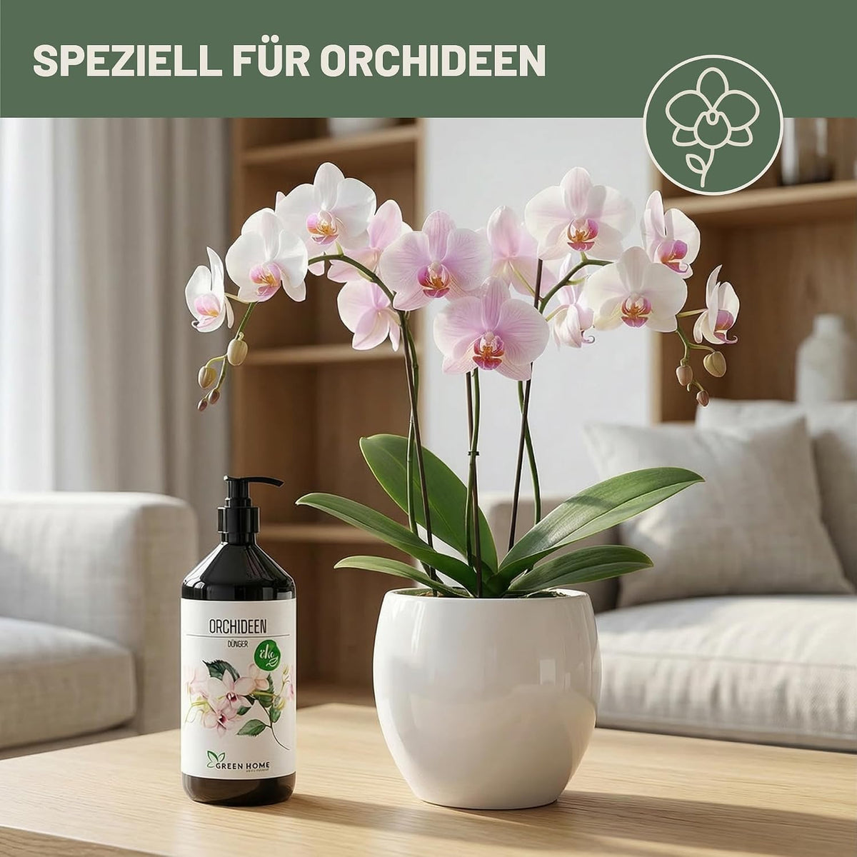 Green Home Dünger Orchideen 1 Liter