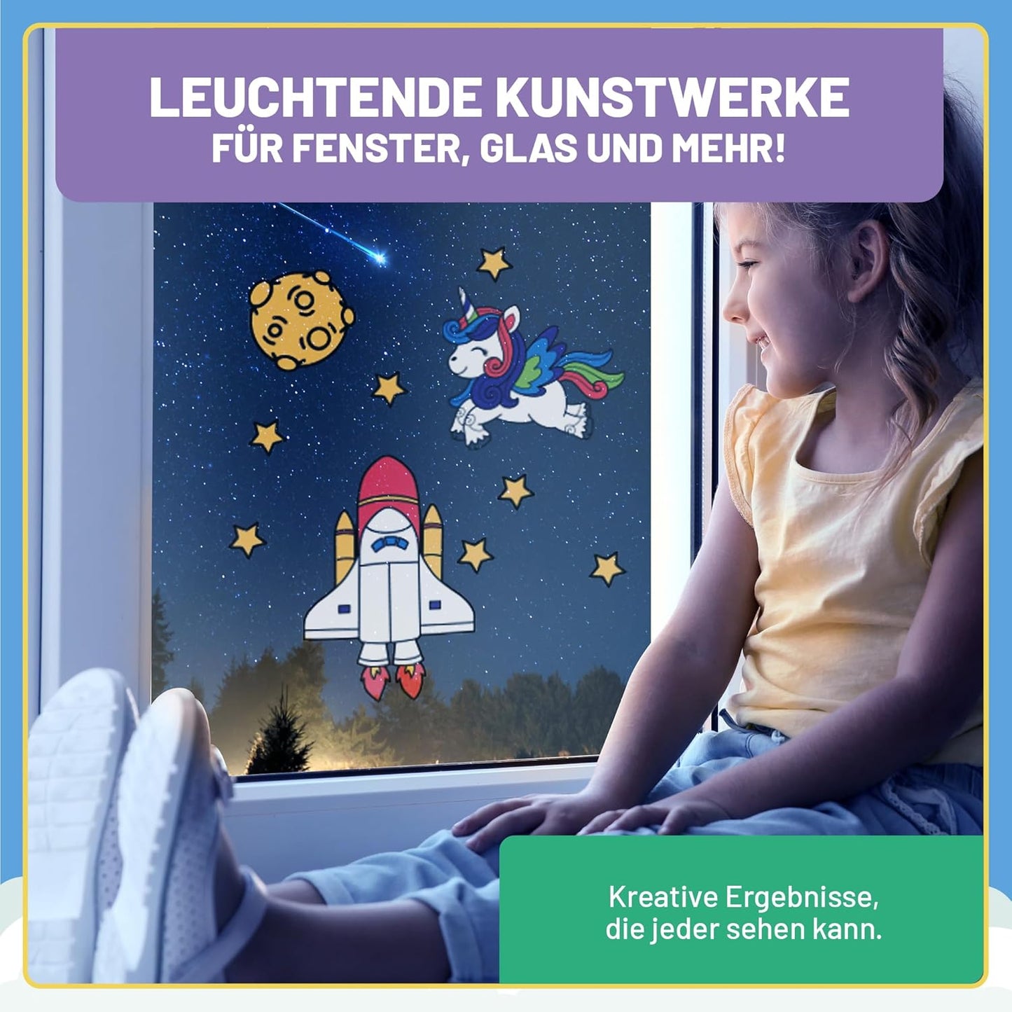 LM Kreativ Window Color Set Little Explorers