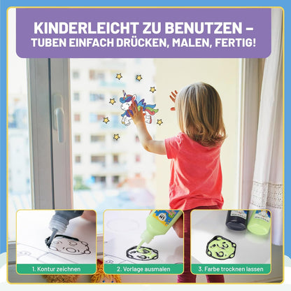 LM Kreativ Window Color Set Little Explorers