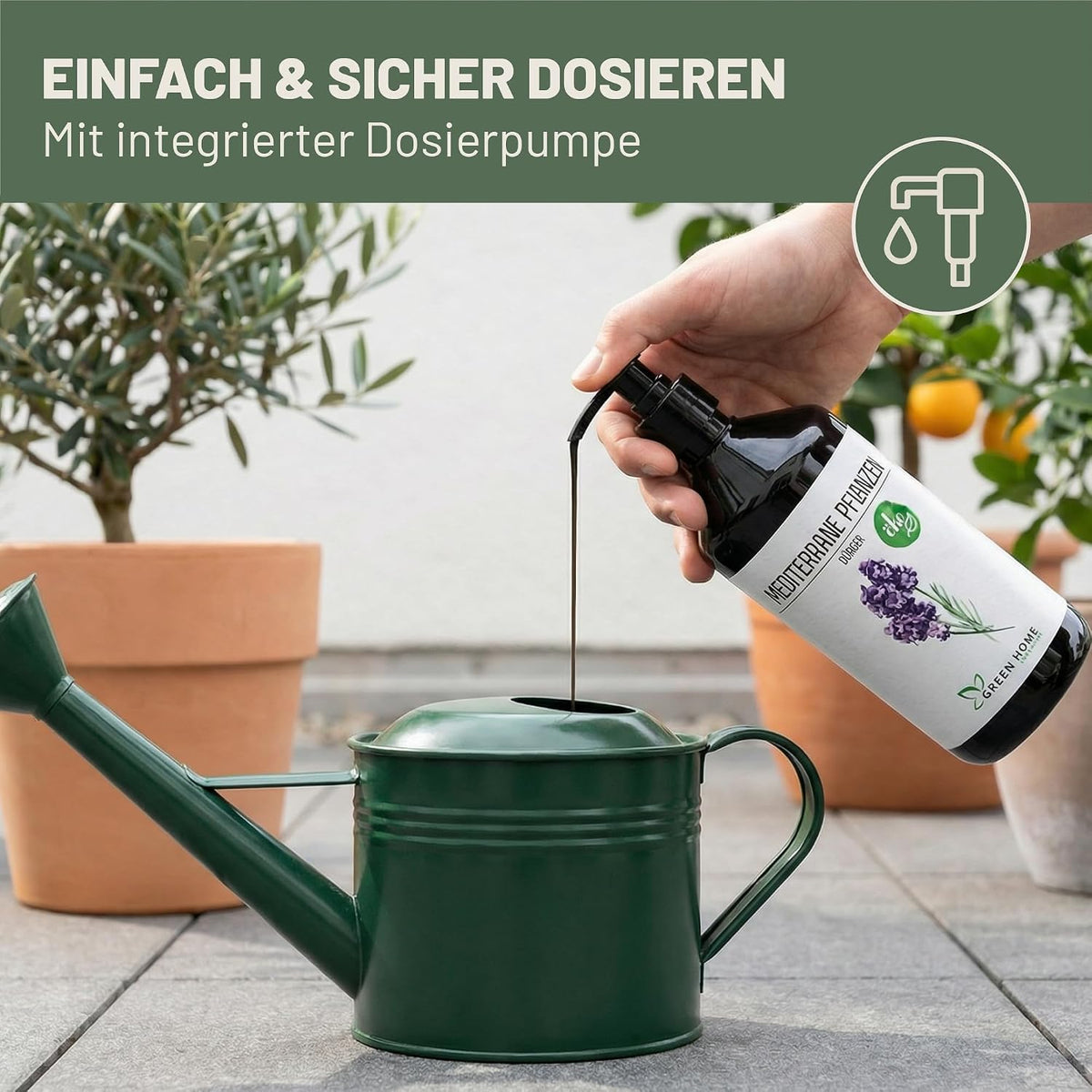Green Home Dünger Mediterrane Pflanzen 1 Liter
