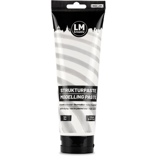 LM Kreativ Strukturpaste Fein Weiß 250 ml | Franken Group