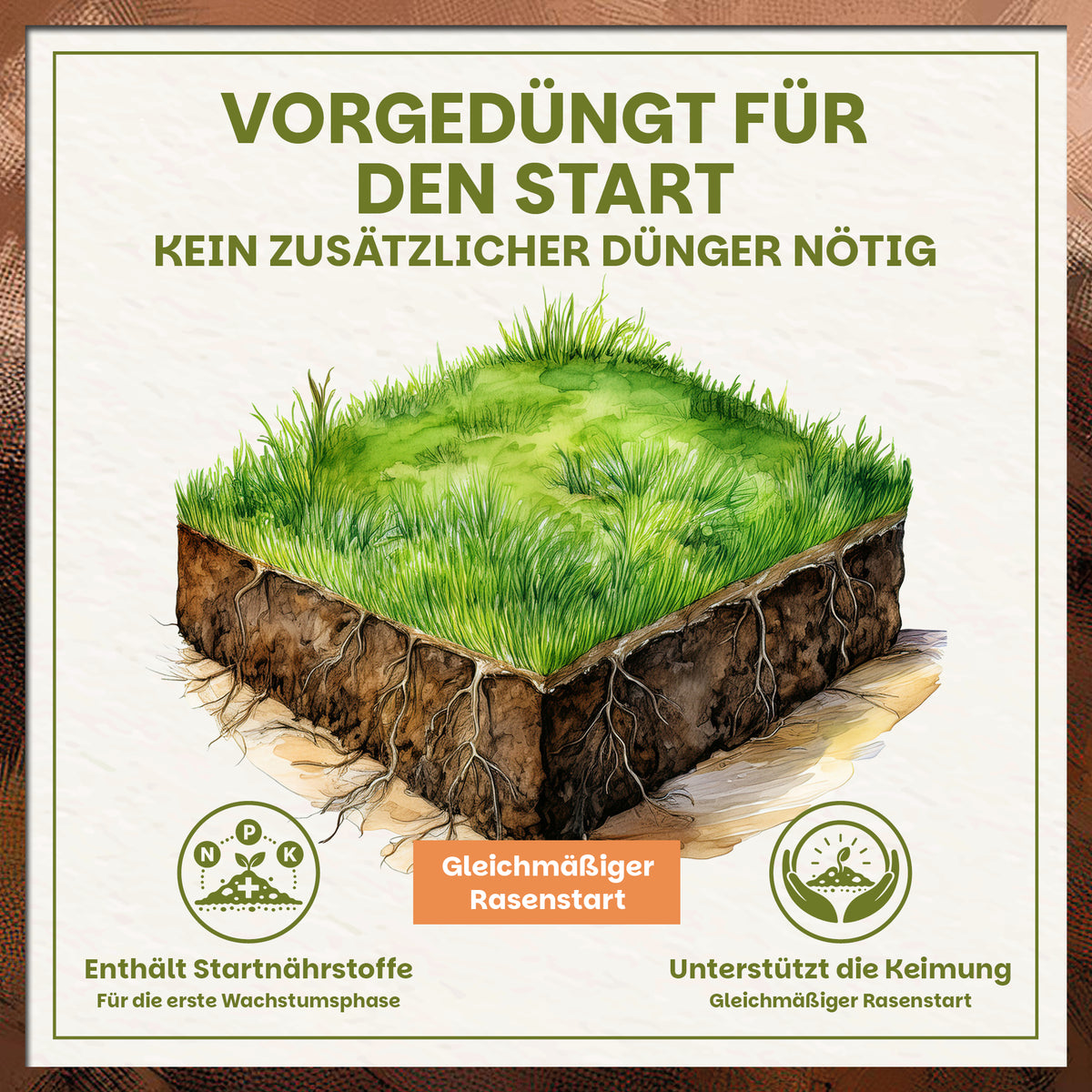 Green Home Rasenerde 42 L – Palette mit 54 Säcken