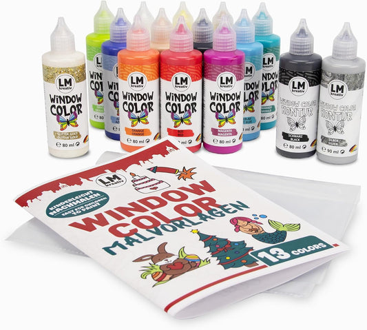 LM Kreativ Window Color 15er Set 4 Jahreszeiten