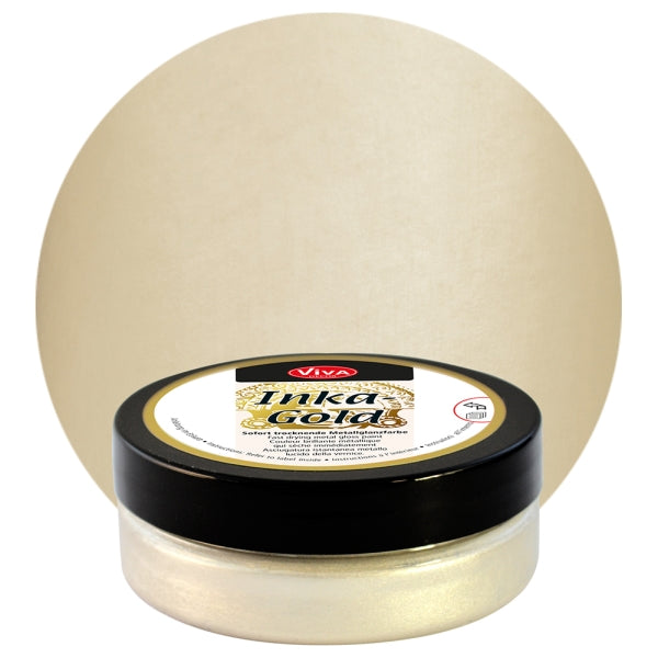 Viva Decor Inka Gold Metallic-Polierpaste – Farbvariante Alt-Silber