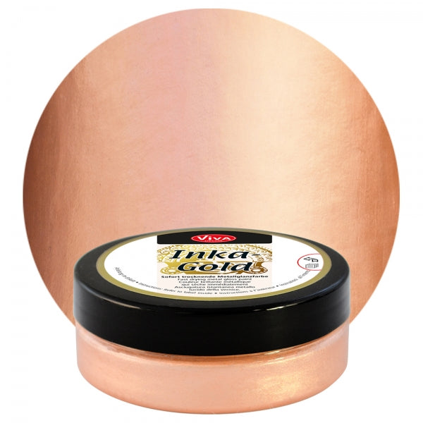 Viva Decor Inka Gold Metallic-Polierpaste – Farbvariante Aprikot