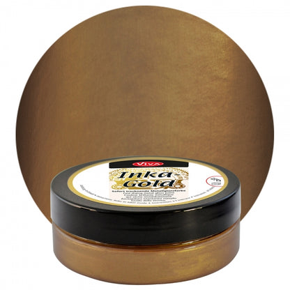 Viva Decor Inka Gold Metallic-Polierpaste – Farbvariante Gold-Braun