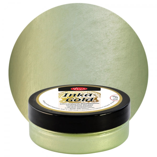 Inka Gold Polierpaste Mintgrün – frischer grüner Metalleffekt