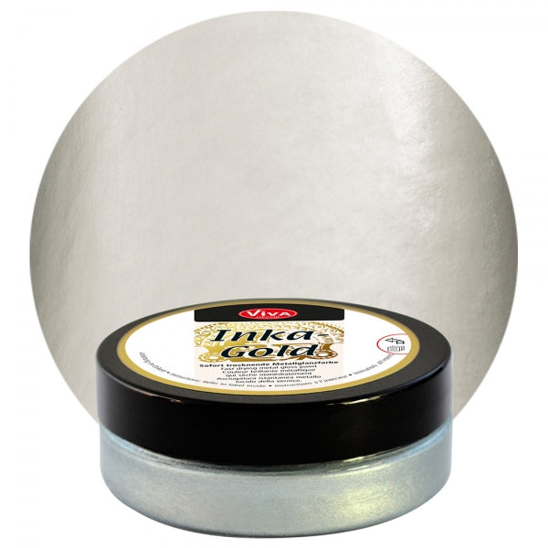 Inka Gold Polierpaste Silber – klassischer silberner Metallglanz