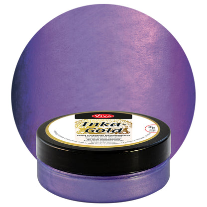 Inka Gold Polierpaste Violett – kräftiger violetter Metalleffekt