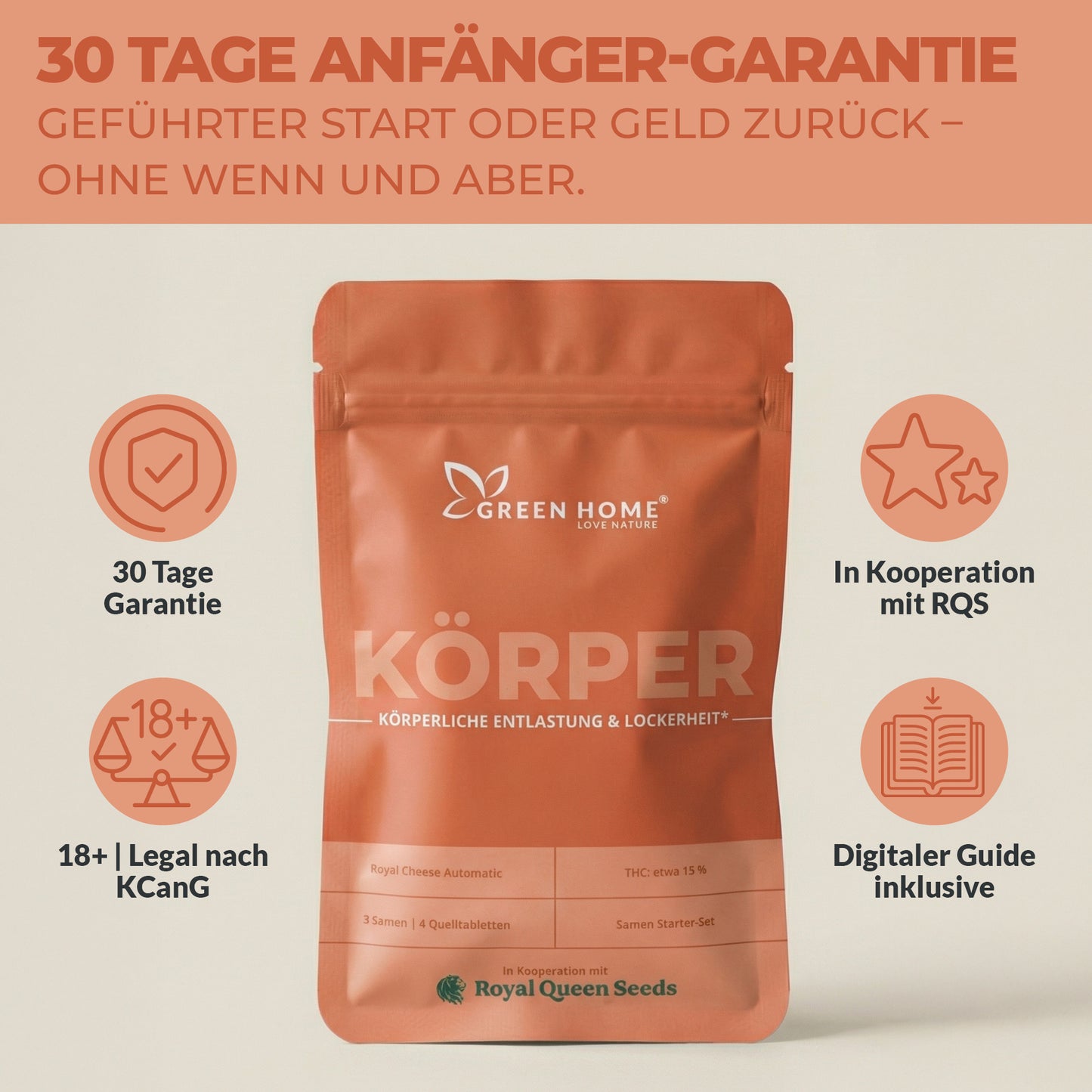 30 Tage Anfänger-Garantie – Cannabis Starter Set legal nach KCanG