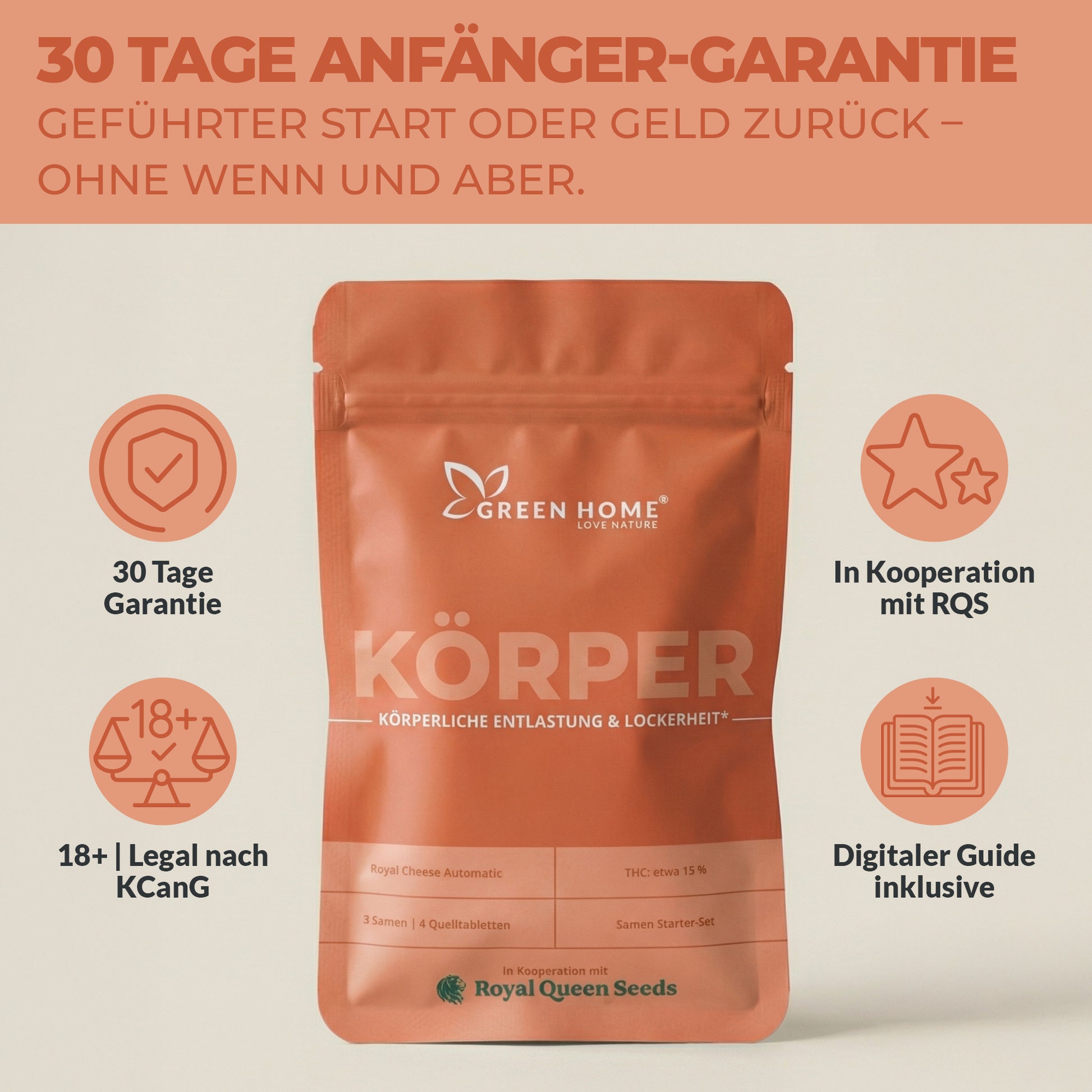 30 Tage Anfänger-Garantie – Cannabis Starter Set legal nach KCanG