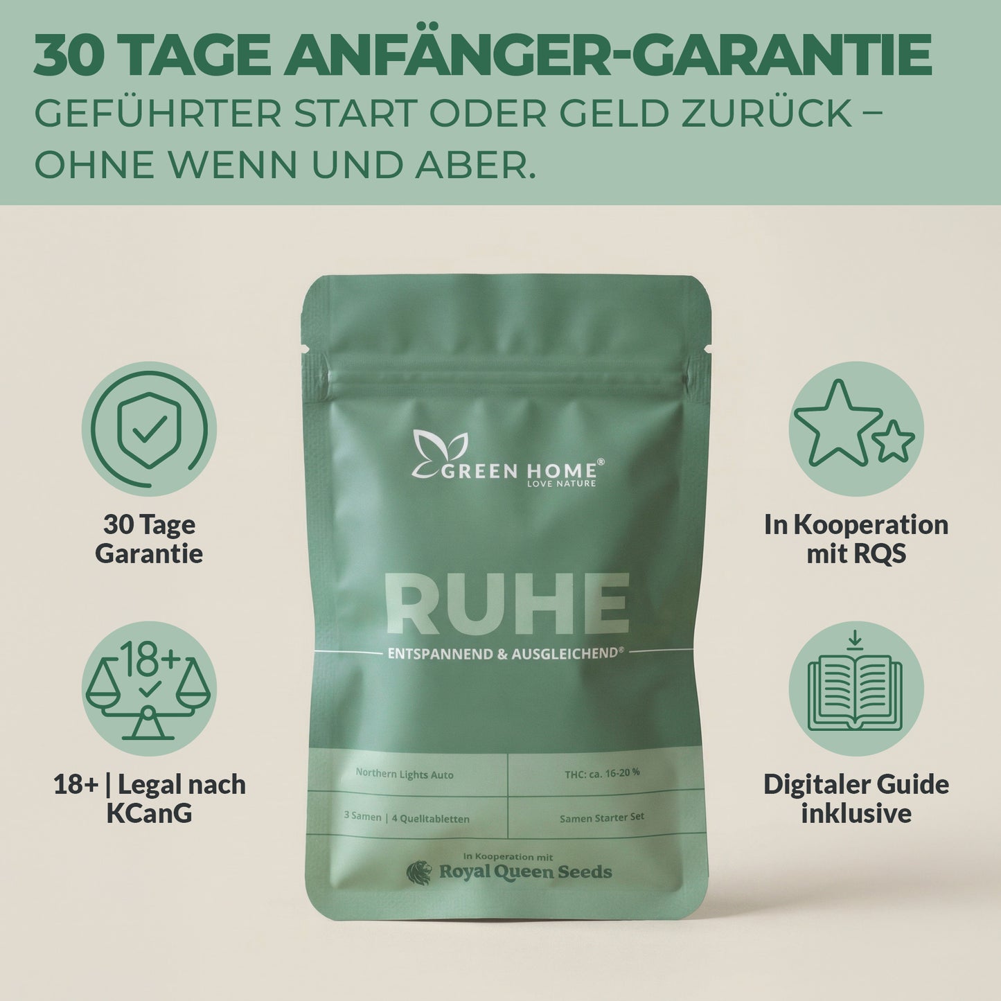 30 Tage Anfänger-Garantie – Cannabis Starter Set legal nach KCanG