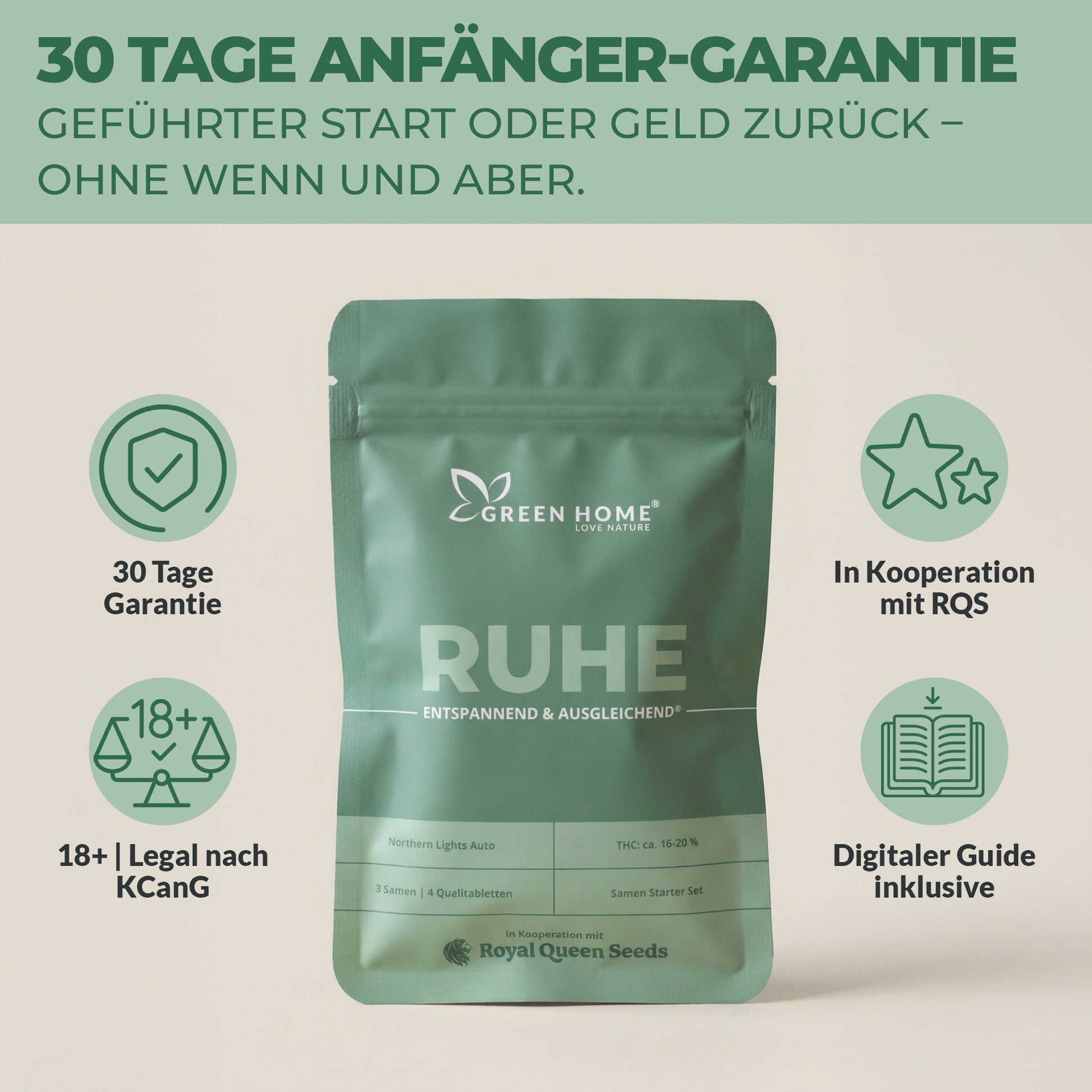 30 Tage Anfänger-Garantie – Cannabis Starter Set legal nach KCanG