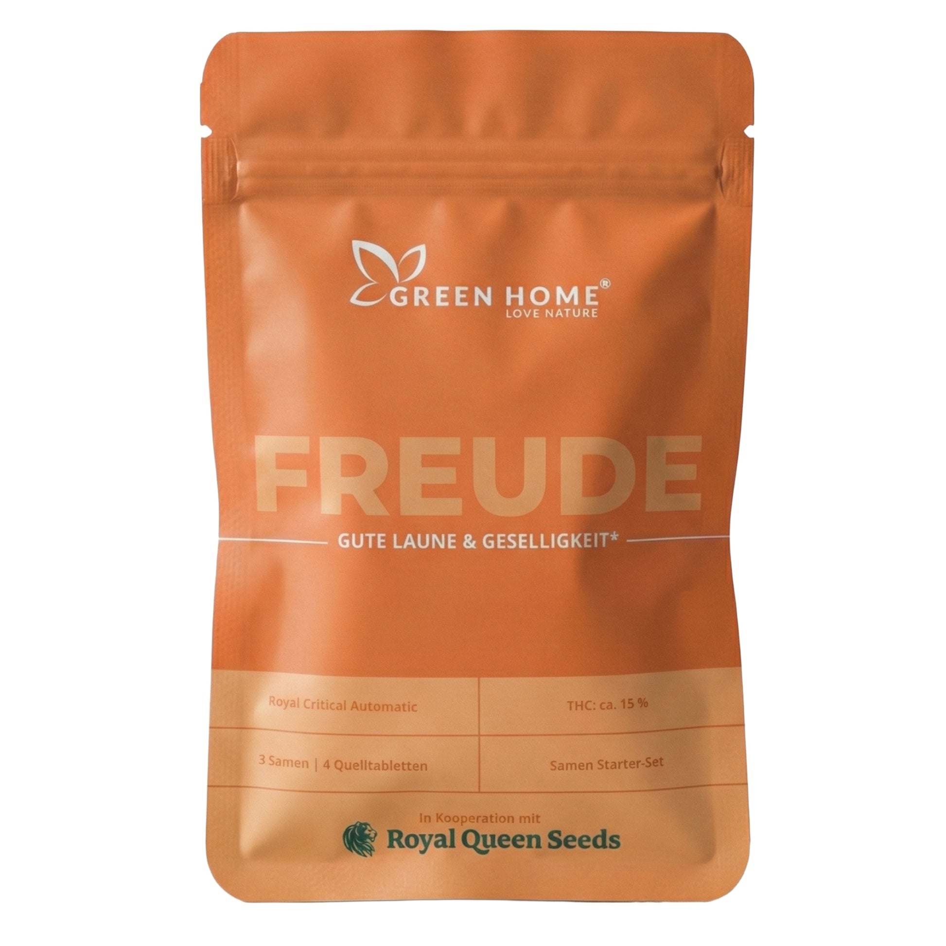 FREUDE Cannabis Starter Set – Royal Critical Automatic Autoflowering Samen Green Home