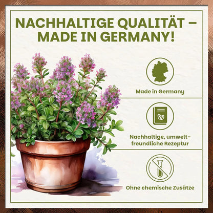 Nachhaltige Green Home Kräutererde ohne chemische Zusätze, umweltfreundliche Rezeptur, hergestellt in Deutschland