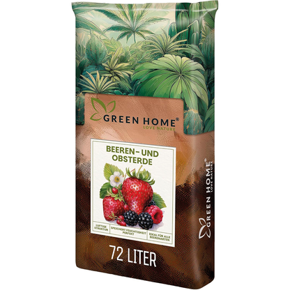 Green Home Beerenobst Erde 72 Liter – extra viel Erde für große Beerensträucher, Obstbäume und Gartenbeete