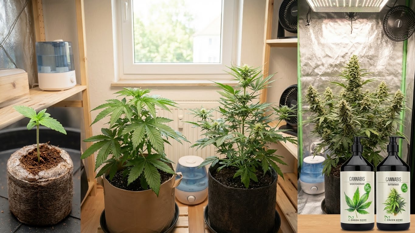 Green Home Hanf- & Cannabis Dünger Set