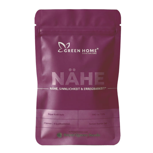 NÄHE Cannabis Starter Set – Royal Kush Auto Indica Autoflowering Samen Green Home