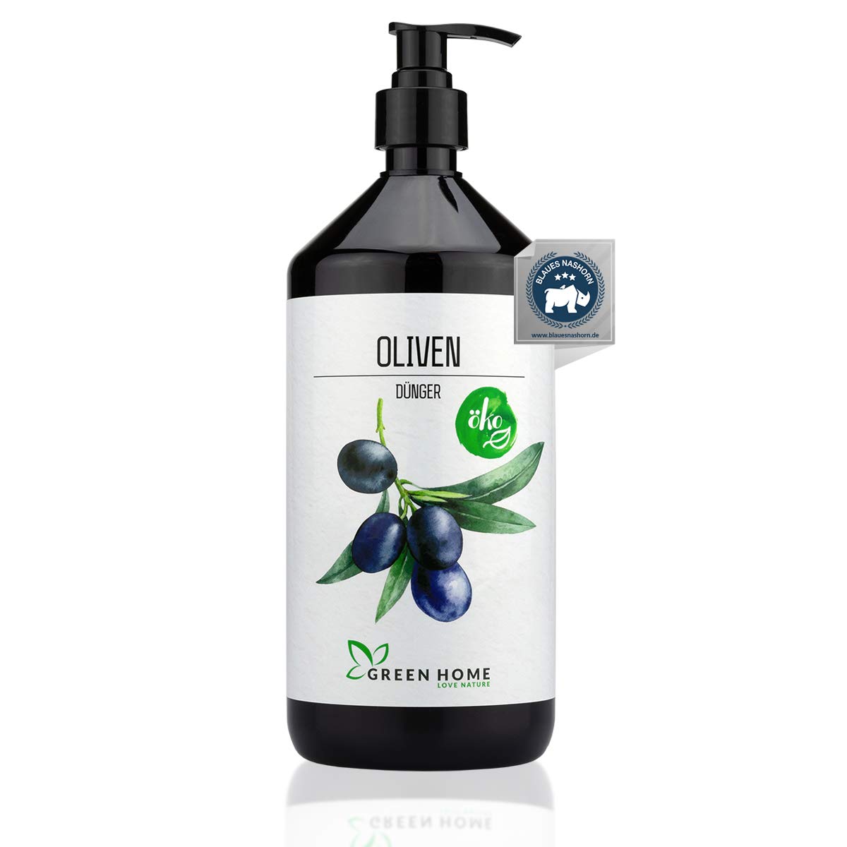 Green Home Dünger 1L für Olivenbäume – unterstützt gesundes Wachstum und stärkt mediterrane Pflanzen für eine reiche Ernte.
