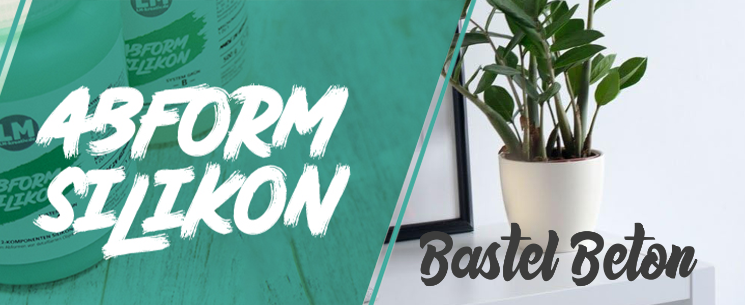 LM Kreativ Abformsilikon und Bastelbeton im Einsatz für kreative Gieß- und Abformprojekte im Wohnbereich