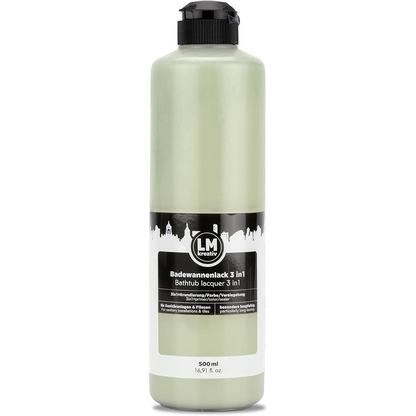 LM Kreativ Badewannenlack 3 in 1 2K in Lindgruen mit 500 ml in Kunststoffflasche