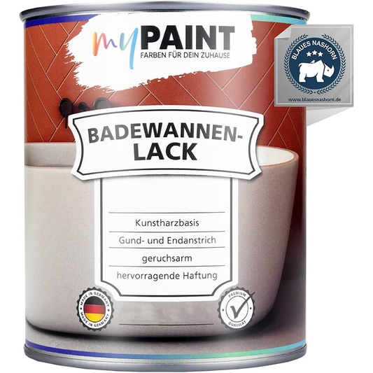 Produktdose My Paint Badewannenlack Weiss glaenzend mit Kennzeichnung fuer Sanitaeroberflaechen