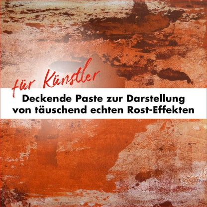 Roststruktur Paste für Künstler zur Gestaltung täuschend echter Rostoberflächen