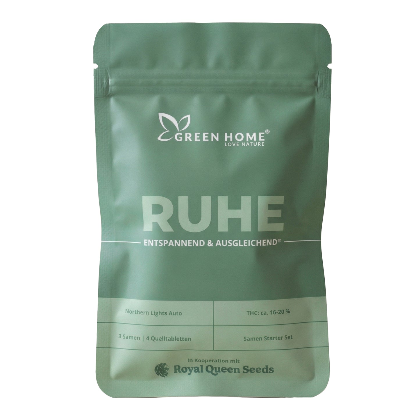 RUHE Cannabis Starter Set – Northern Lights Auto Indica Autoflowering Samen Green Home
