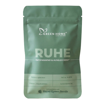 RUHE Cannabis Starter Set – Northern Lights Auto Indica Autoflowering Samen Green Home