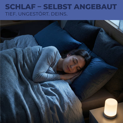 Frau schläft tief und entspannt – SCHLAF Cannabis Samen für Einschlafen und Schlaf