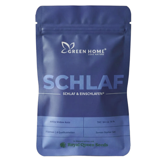 SCHLAF Cannabis Starter Set – White Widow Auto Autoflowering Samen Green Home