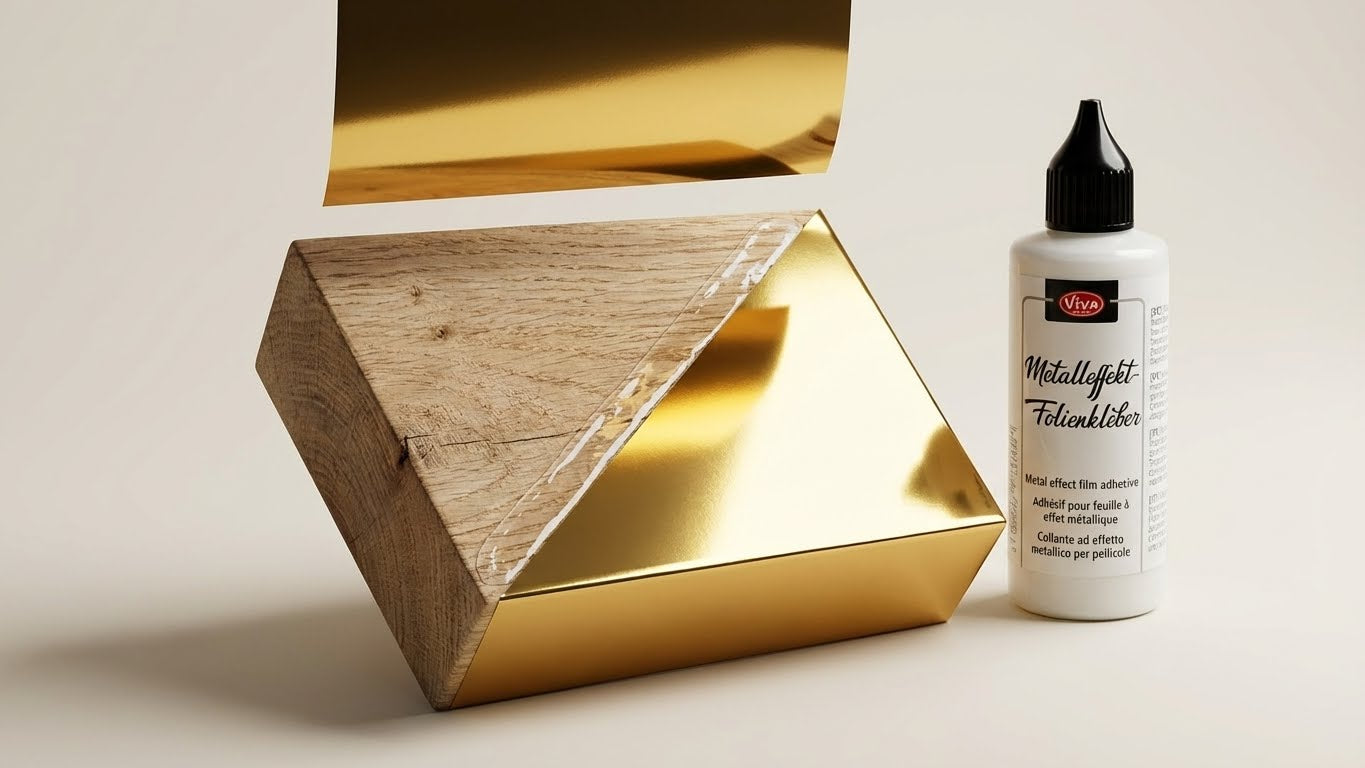 Brillante Metallfolien-Veredelung mit dauerhaftem Halt – ideal für dekorative Highlights und DIY-Projekte